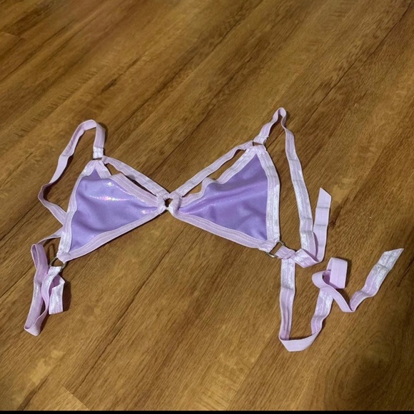 Rave Lilac Harness Top - Picture 3 of 4